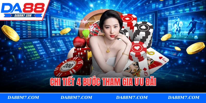 Chi tiết 4 bước tham gia ưu đãi